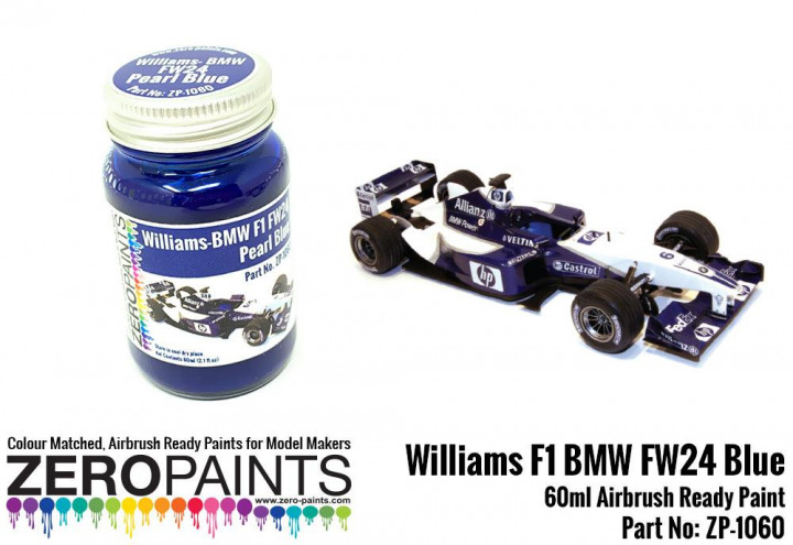 Boxart Williams F1 BMW FW24 Blue  Zero Paints