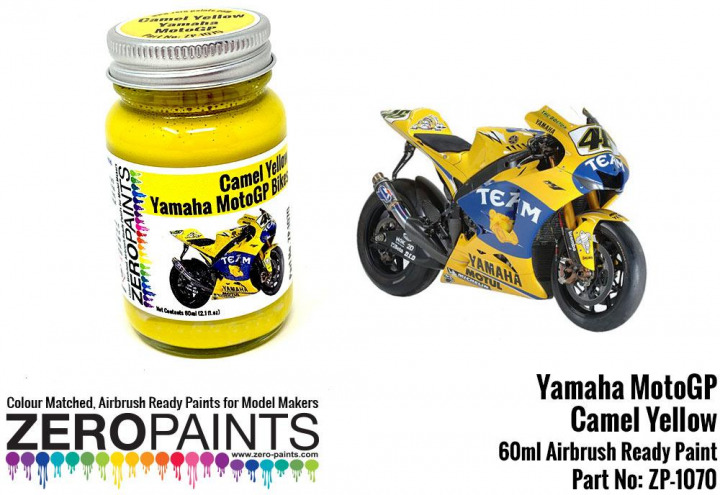 Boxart Yamaha YZR-M1 Camel Yellow MotoGP  Zero Paints