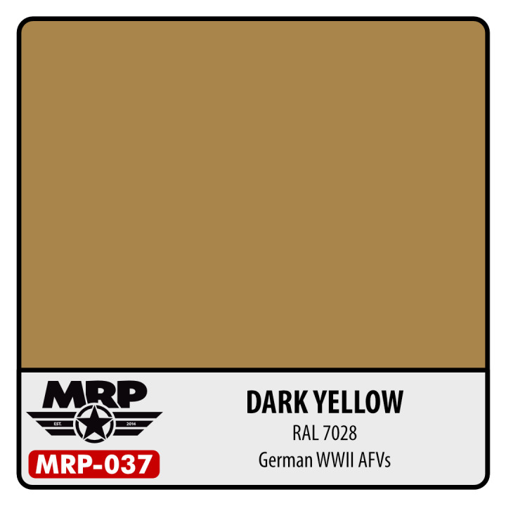 Boxart RAL 7028 Dark Yellow - WWII German AFV's FS33448  MR.Paint