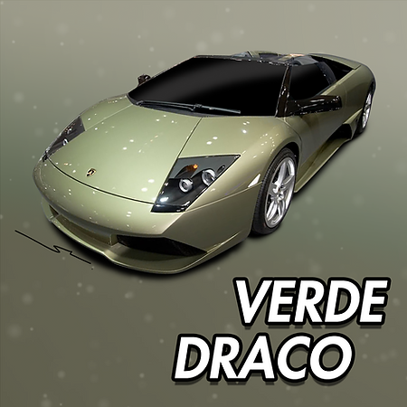 Boxart Lamborghini Verde Draco  Splash Paints
