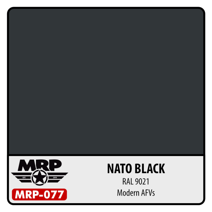 Boxart NATO Black (RAL 9021)  MR.Paint