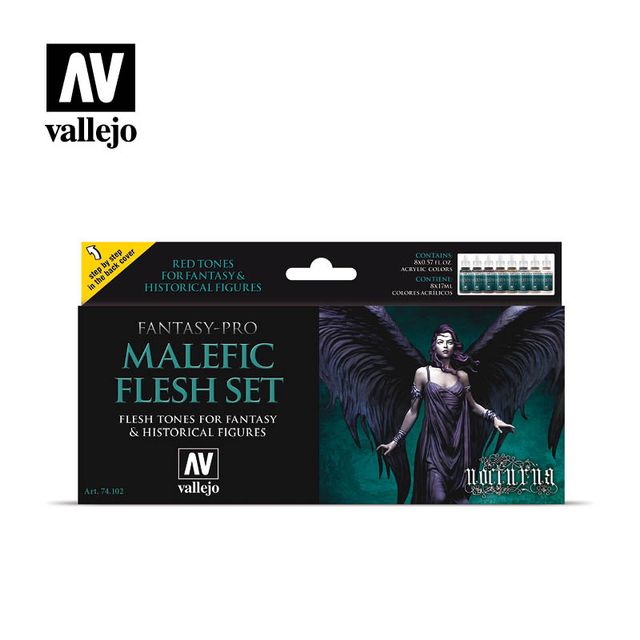 Boxart Malefic Flesh Set  Vallejo Fantasy Pro