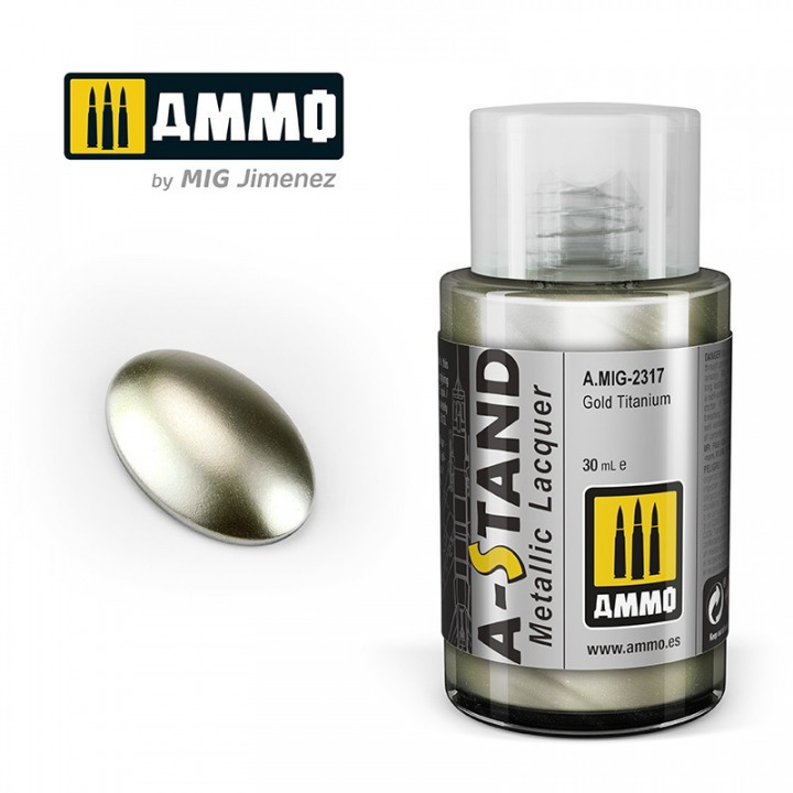 Boxart A-STAND Gold Titanium  Ammo by Mig Jimenez