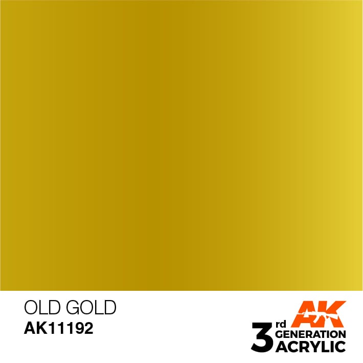 Boxart Old Gold - Metallic  AK 3rd Generation - General