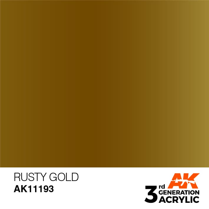Boxart Rusty Gold - Metallic  AK 3rd Generation - General