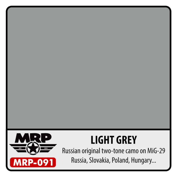 Boxart Light Grey (Mig-29 two tone camo)  MR.Paint