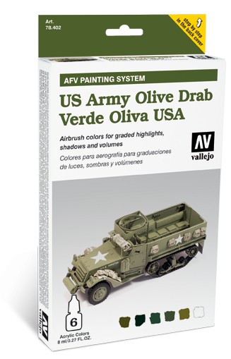 Boxart US Army Olive Drab 78.402 Vallejo Model Air