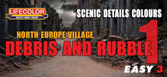 Boxart North Europe Village - Debris and Rubble 1 (Easy 3) MS07 Lifecolor