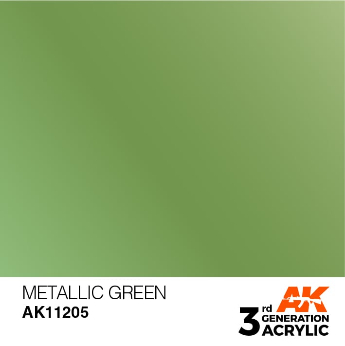 Boxart Metallic Green - Metallic  AK 3rd Generation - General