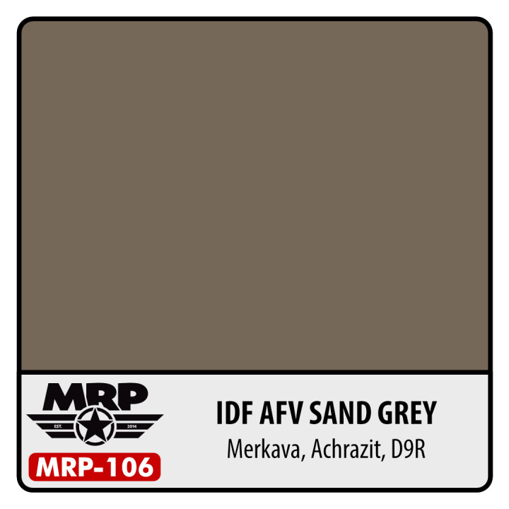 Boxart IDF AFV Sand Grey  MR.Paint