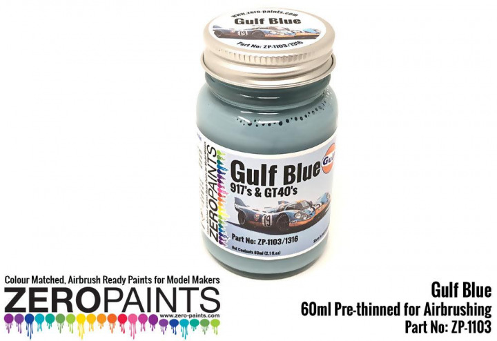 Boxart Gulf Blue (917 and GT40)  Zero Paints