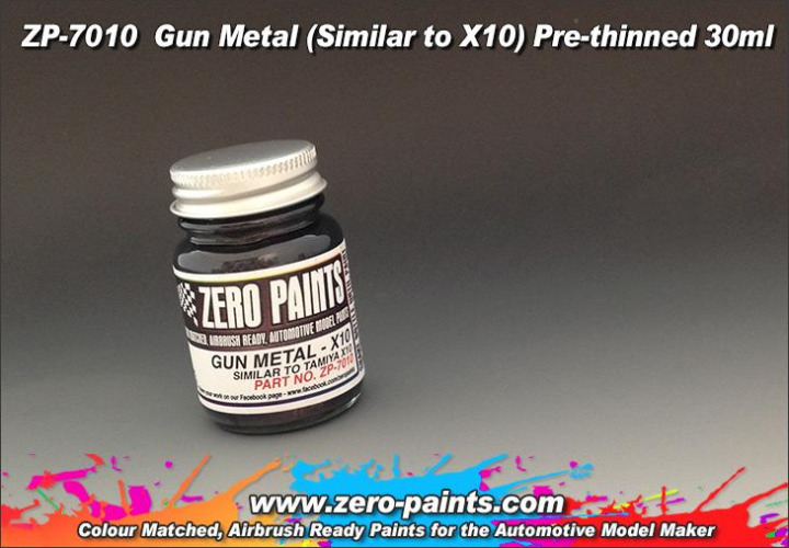Boxart Gun Metal - Similar to Tamiya X10  Zero Paints