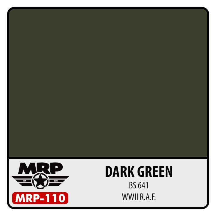 Boxart WWII RAF - Dark Green (BS 641)  MR.Paint