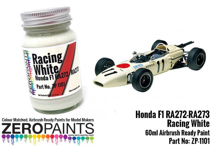 Boxart Honda RA272 - RA273 Racing White  Zero Paints