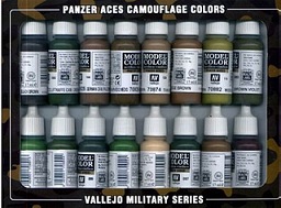 Boxart Panzer Aces Camouflage Colors  Vallejo Panzer Aces