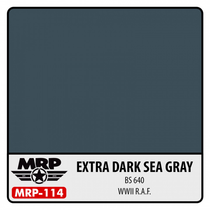 Boxart WWII RAF - Extra Dark Sea Grey (BS 640)  MR.Paint