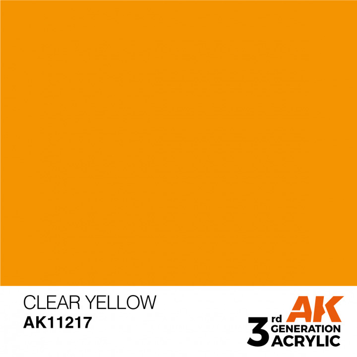 Boxart Clear Yellow - Standard  AK 3rd Generation - General