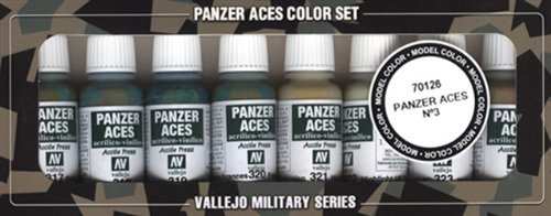 Boxart Panzer Aces Set #3 - Allied Tank Crew Uniforms 70.126 Vallejo Panzer Aces