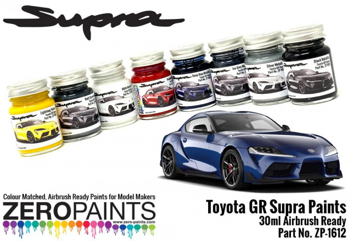 Boxart Toyota GR Supra Deep Blue  Zero Paints