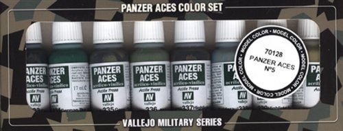 Boxart Panzer Aces Set #5 - German Tank Crew Uniforms 70.128 Vallejo Panzer Aces