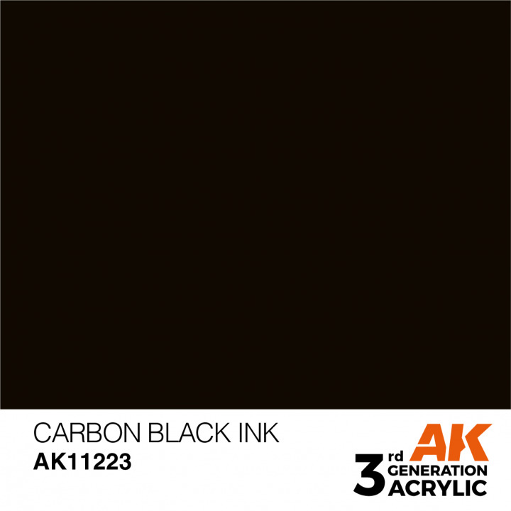 Boxart Carbon Black - Ink  AK 3rd Generation - General