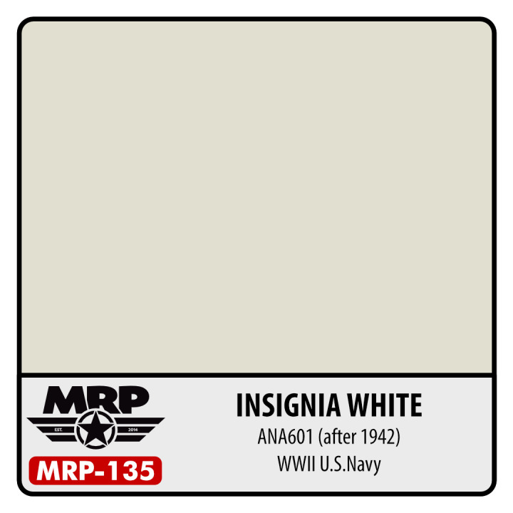 Boxart WWII US - Insignia White ANA601 (after 1942)  MR.Paint