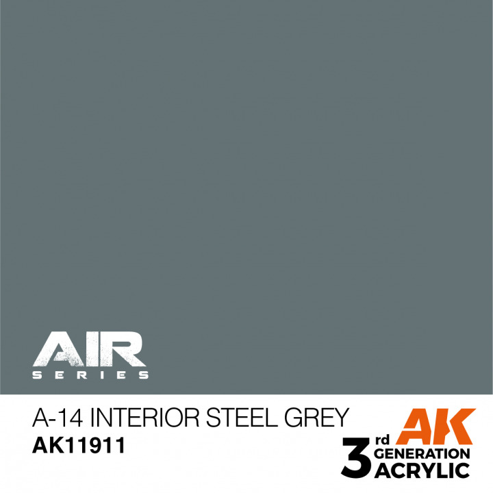 Boxart A-14 INTERIOR STEEL GREY AK 11911 AK 3rd Generation - Air