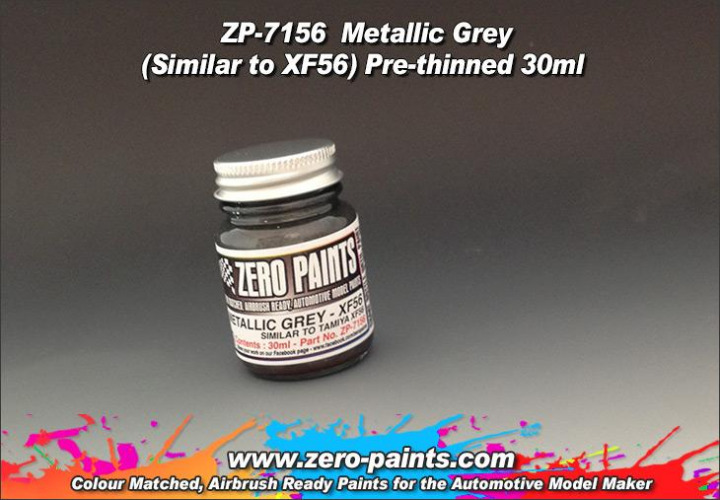 Boxart Metallic Grey - Similar to Tamiya XF56  Zero Paints