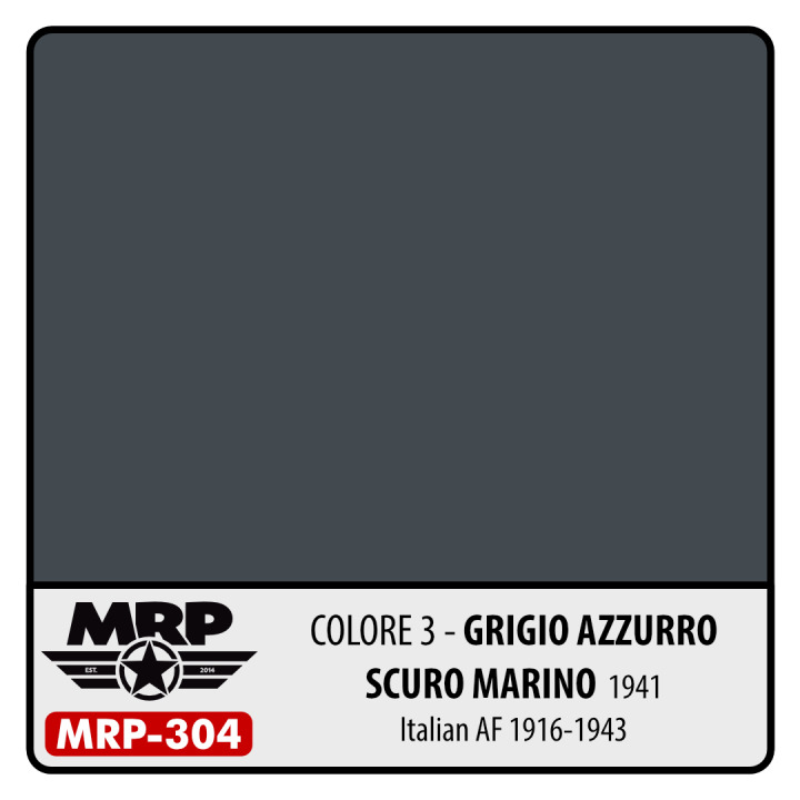 Boxart Colore 3 – Grigio Azzurro Scuro Marino – 1941 (Italian AF)  MR.Paint