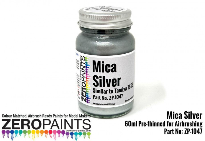 Boxart Mica Silver - similar to TS76  Zero Paints