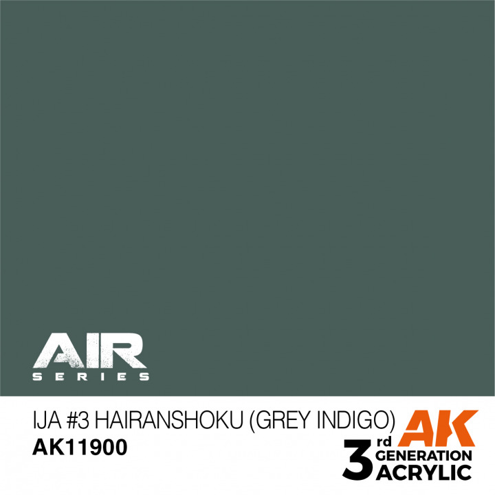 Boxart IJA #3 Hairanshoku (Grey Indigo)  AK 3rd Generation - Air