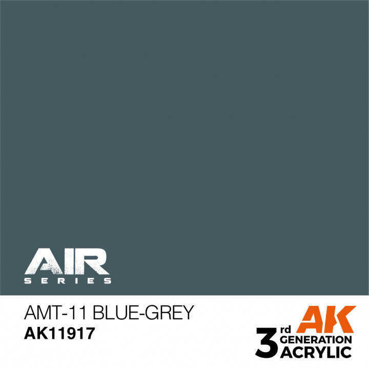 Boxart AMT-11 BLUE-GREY  AK 3rd Generation - Air