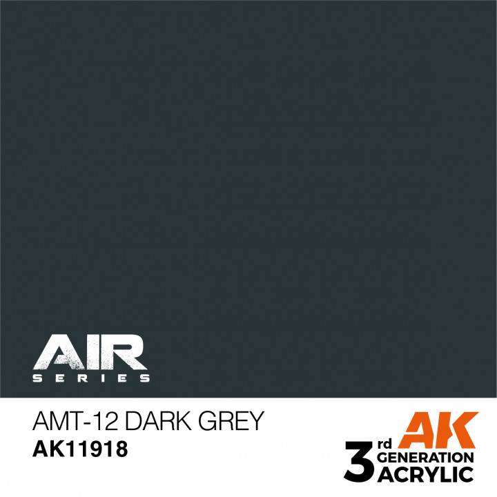 Boxart AMT-12 DARK GREY  AK 3rd Generation - Air