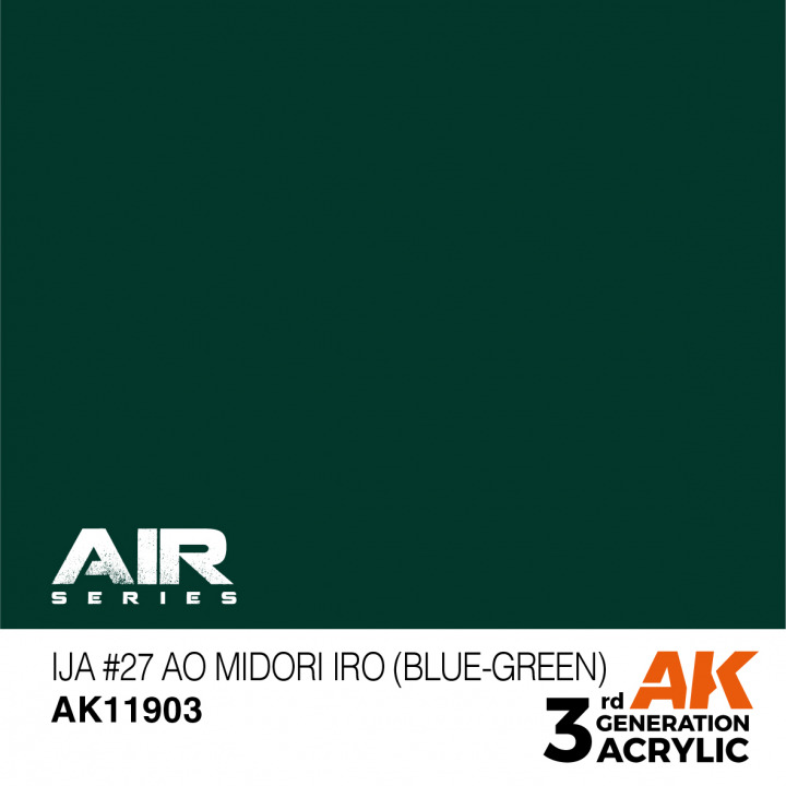 Boxart IJA #27 Ao Midori iro (Blue-Green)  AK 3rd Generation - Air