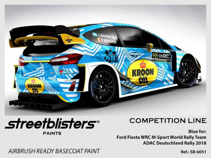 Boxart Ford Fiesta WRC M-Sport World Rally Team ADAC Deutschland Ra  StreetBlisters Paints