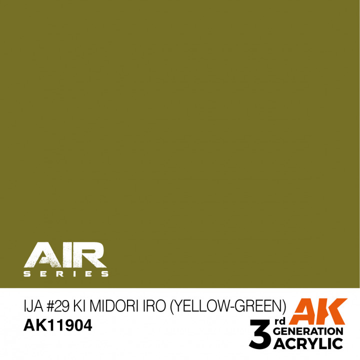 Boxart IJA #29 Ki Midori iro (Yellow-Green)  AK 3rd Generation - Air