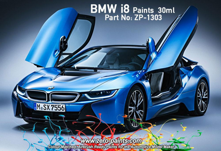 Boxart Protonic Blue BMW i8 ZP-1303 Zero Paints