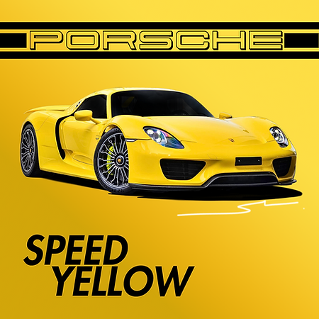 Boxart Porsche Speed Yellow  Splash Paints