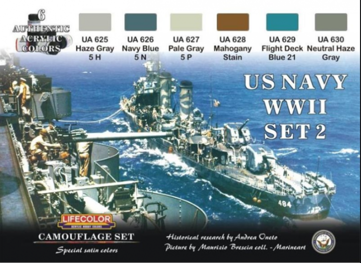 Boxart US Navy WWII set 2  Lifecolor