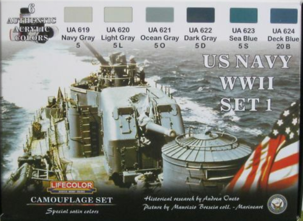 Boxart US Navy WWII set 1  Lifecolor