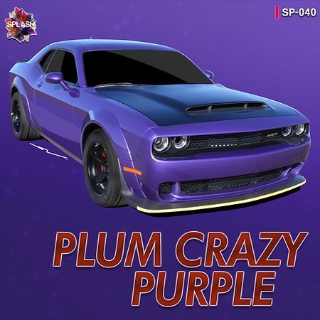 Boxart Dodge Plum Crazy Purple  Splash Paints