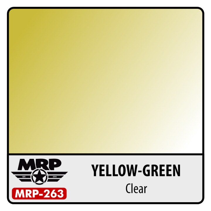 Boxart Yellow-Green (Clear)  MR.Paint
