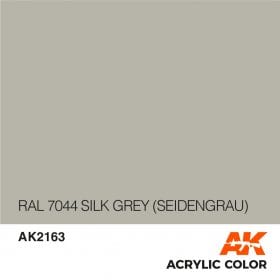 Boxart Silk Grey (SEIDENGRAU) RAL 7044 AK 2163 AK Interactive Air Series