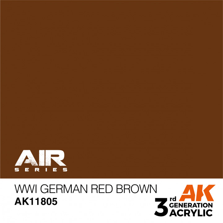 Boxart WWI German Red Brown  AK 3rd Generation - Air