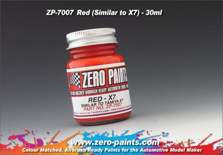 Boxart Red - Similar to Tamiya X7  Zero Paints