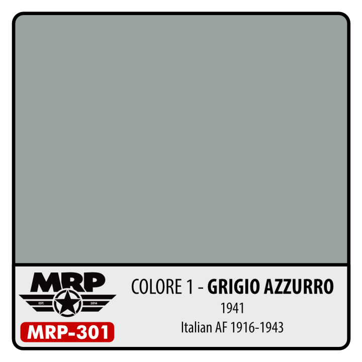 Boxart Colore 1 – Grigio Azzurro – 1941 (Italian AF 1916-43) MR.Paint Boxart Colore 1 – Grigio Azzurro – 1941 (Italian AF 1916-43) MR.Paint