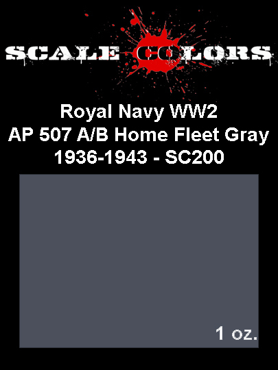 Boxart AP507B/A Gray 1936-43 SC200 Scale Colors