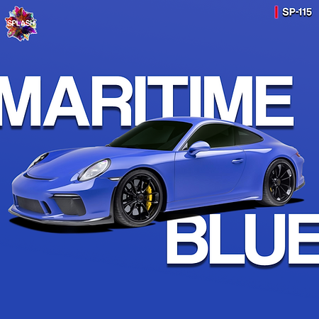 Boxart Porsche Maritime Blue  Splash Paints