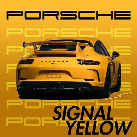Boxart Porsche Signal Yellow  Splash Paints