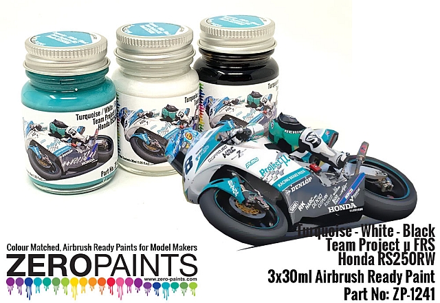 Boxart Team Project μ FRS Honda RS250RW paint set  Zero Paints